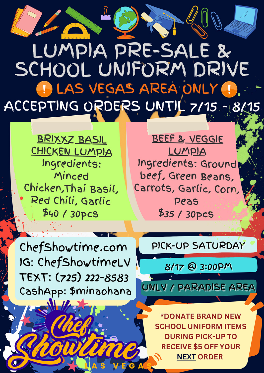 Lumpia Las Vegas Back to School